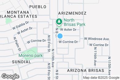 Map image of the property - 11834 W Corrine Dr