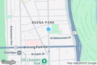 Map image of the property - 4118 N Clarendon Ave