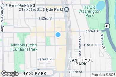 Map image of the property - 5313 S Harper Ave