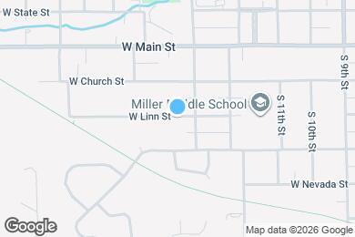 Map image of the property - 1308 W Linn St