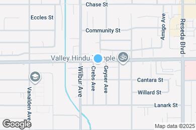 Map image of the property - 18820 Roscoe Blvd