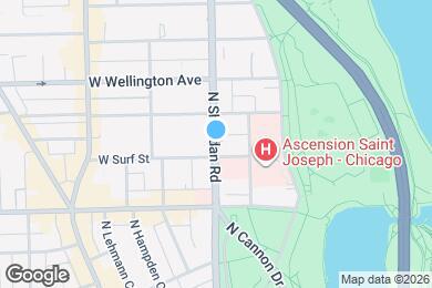 Map image of the property - 2913 N Sheridan Rd