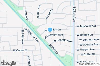 Map image of the property - 7668 W Vermont Ave
