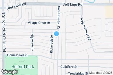 Map image of the property - 2625 Sam Houston Dr