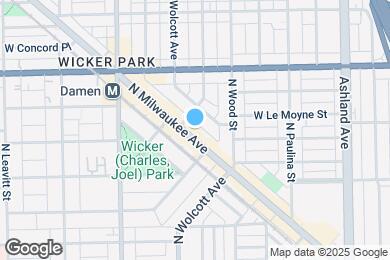Map image of the property - 1459 N Milwaukee Ave