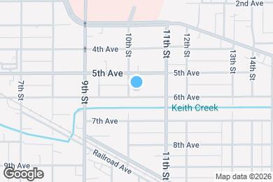 Map image of the property - 1410 6th Ave