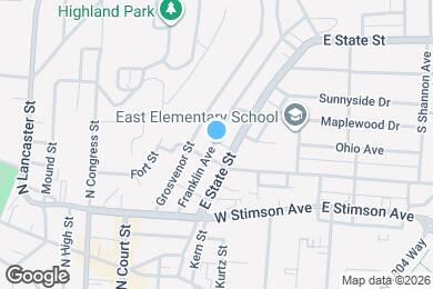 Map image of the property - 64 Franklin Ave