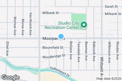 Map image of the property - 12744 Moorpark St