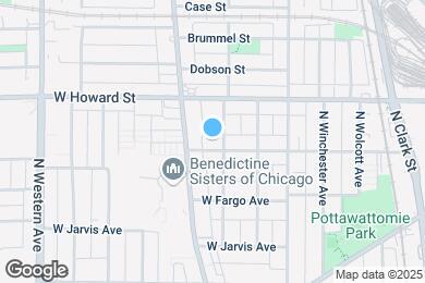 Map image of the property - 2104 W Birchwood Ave
