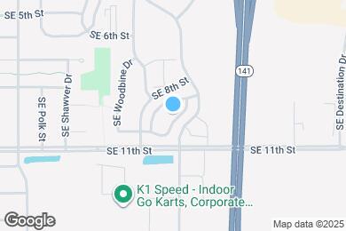 Map image of the property - 810 SE 10th Ln