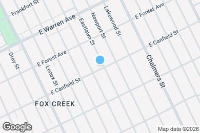 Map image of the property - 13927 E Canfield St