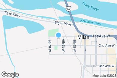 Map image of the property - 612 1st Ave W