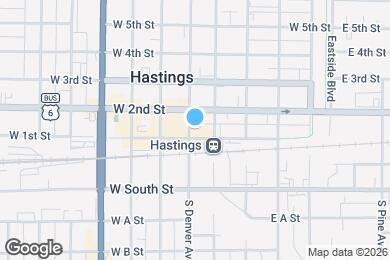 Map image of the property - 106 N Denver Ave