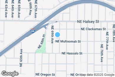 Map image of the property - 1215 NE 70th Ave