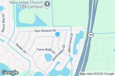 Map image of the property - 19 Old Presidio Dr