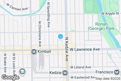 Map image of the property - 4831 N Sawyer Ave