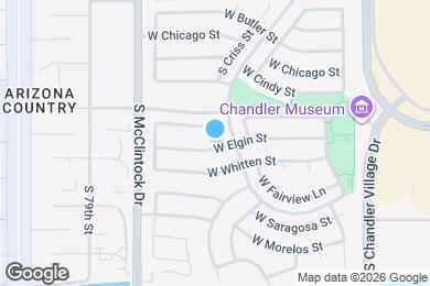 Map image of the property - 3814 W Elgin St