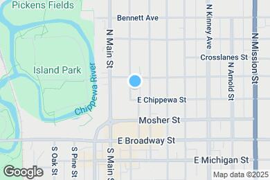 Map image of the property - 310 N University Ave