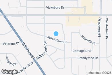 Map image of the property - 1402 Moss Point Dr