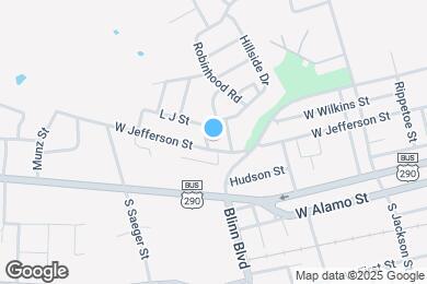 Map image of the property - 1016 W Jefferson St