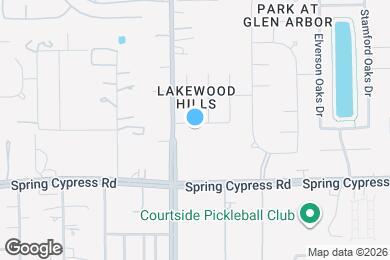 Map image of the property - 11911 Lakewood Hills Dr