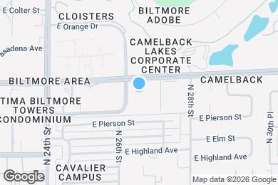 Map image of the property - Biltmore at Camelback
