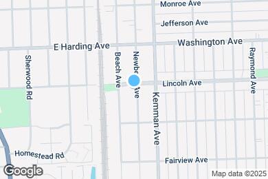Map image of the property - 1018 E Oak Ave