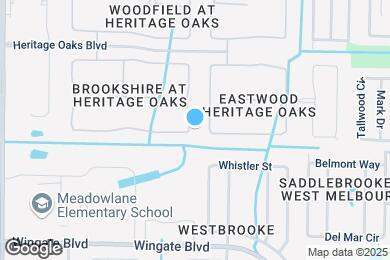 Map image of the property - 2220 Brookshire Cir
