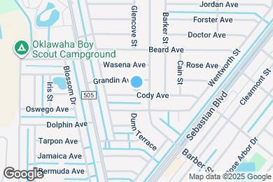 Map image of the property - 822 Cody Ave