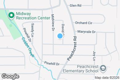 Map image of the property - 1429 David Cir