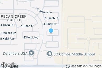 Map image of the property - 1668 E Kelsi Ave