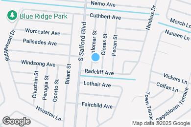 Map image of the property - 2822 Palomar St