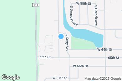 Map image of the property - 5512 South Culbert Avenue
