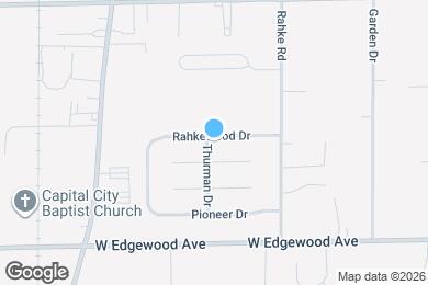 Map image of the property - 613 Rahkewood Dr