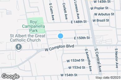 Map image of the property - 1054 E 150th St