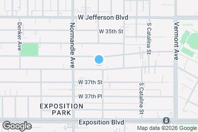 Map image of the property - 1321 W 36th Pl