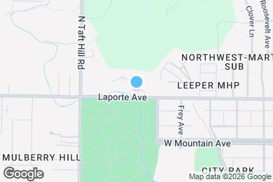 Map image of the property - 1900 Laporte Ave