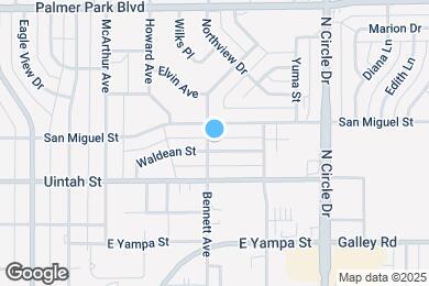 Map image of the property - 1231 Bennett Ave