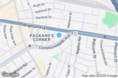 Map image of the property - 1127 Commonwealth Ave