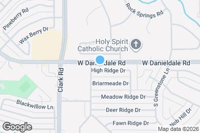 Map image of the property - 1327 High Ridge Dr