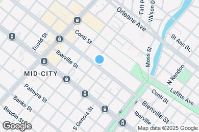 Map image of the property - 3737 Bienville Ave