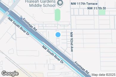 Map image of the property - 11115 W Okeechobee Rd