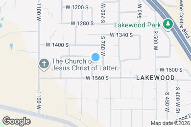 Map image of the property - 1475 S 810 W