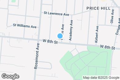 Map image of the property - 805 Harris Ave
