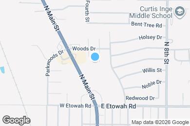 Map image of the property - 908 Acacia Cir