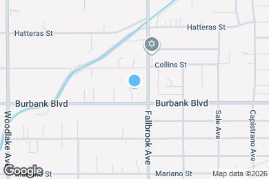 Map image of the property - 22829 Burbank Blvd