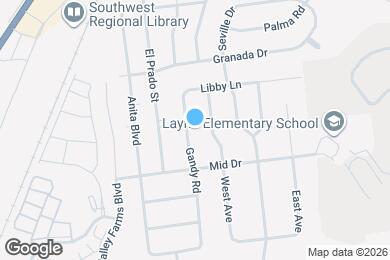 Map image of the property - 9801 Gandy Rd