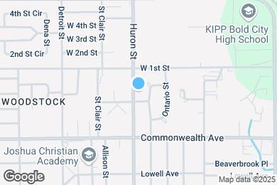 Map image of the property - 1067 Huron St