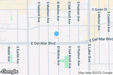 Map image of the property - 271 S El Molino Ave