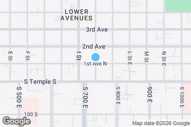 Map image of the property - 5857 E 1st Ave